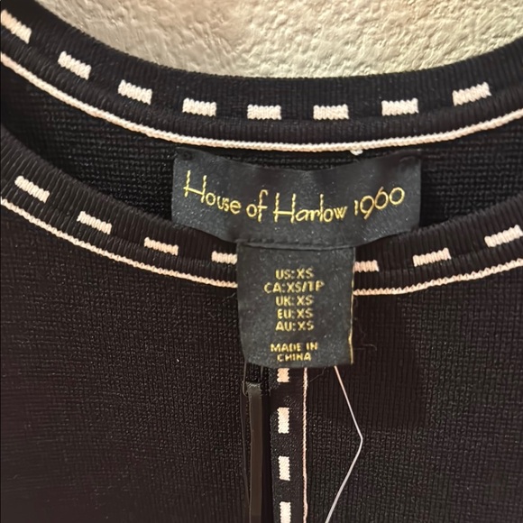 House of Harlow Black and White Women's Top - Picture 2 of 9